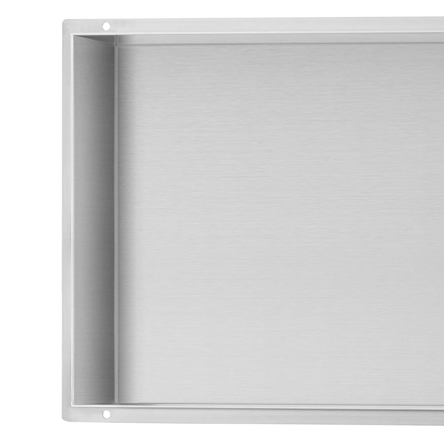 Stilform Wandnische 60x30 Rahmenlos Edelstahl Gebürstet