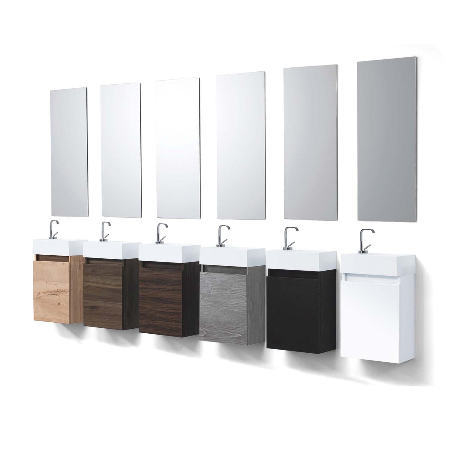 Gäste-WC Badmöbel Waschbecken mit Unterschrank Handwaschbecken