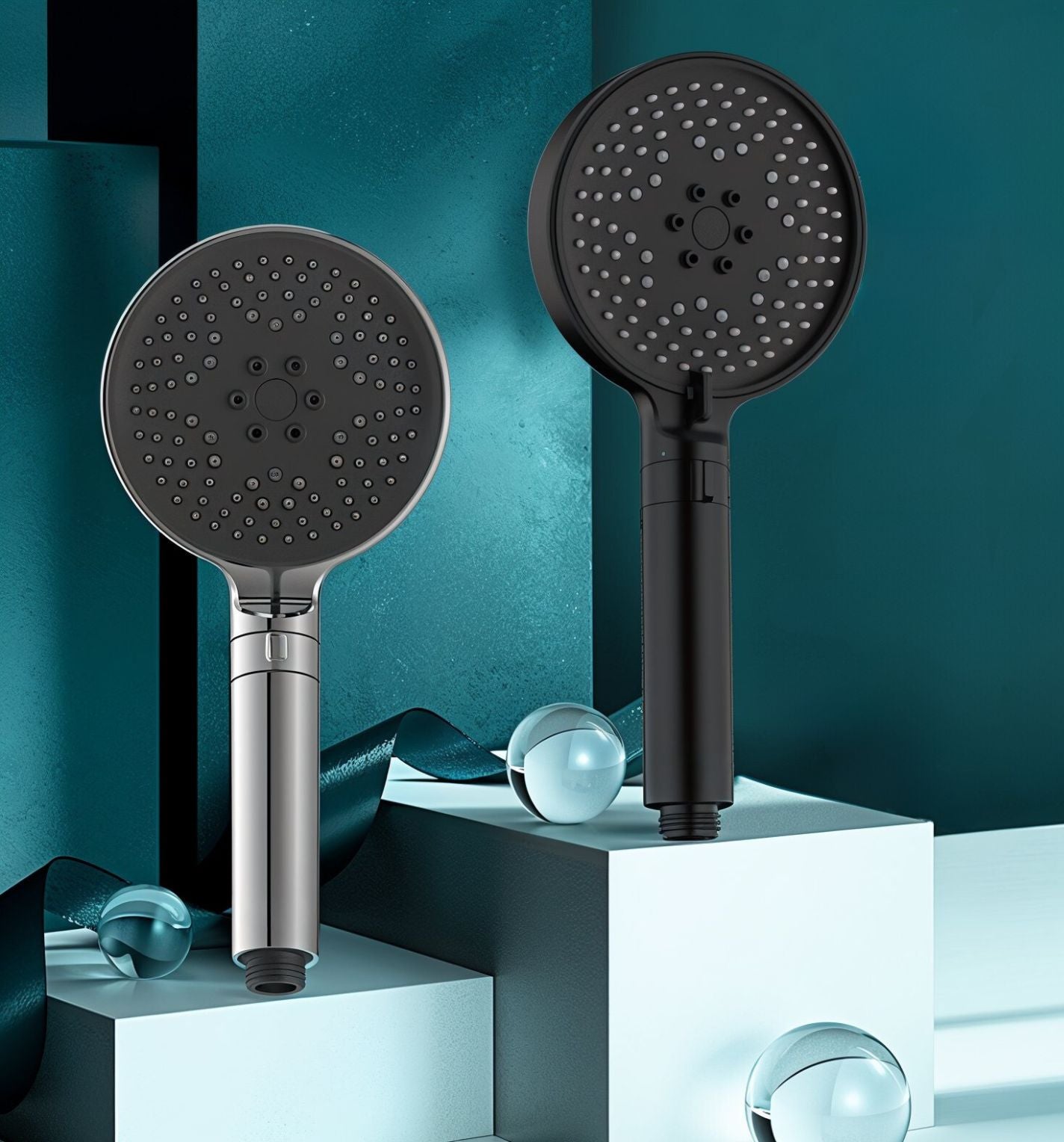 Stilform Premium Handbrause Soho 3 Strahlarten Chrom 120mm