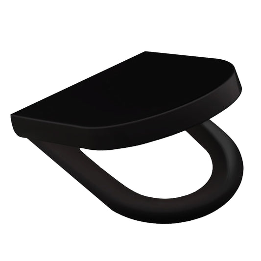 WC-Sitz Soho mit Absenkautomatik in Schwarz Matt (Duroplast)