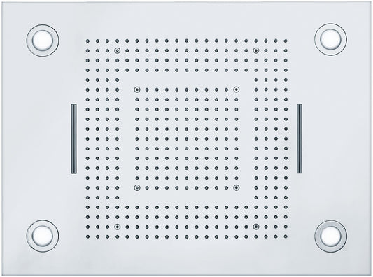 Soho Regendusche 60x80 LED Wasserfall mit Einbaurahmen