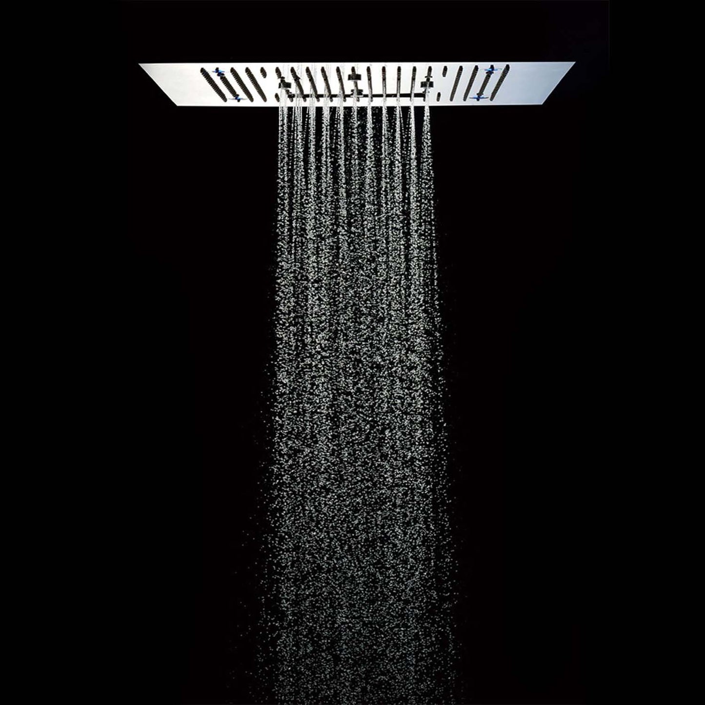 Soho Regendusche 80x80 LED Wasserfall & Nebel mit Einbaurahmen