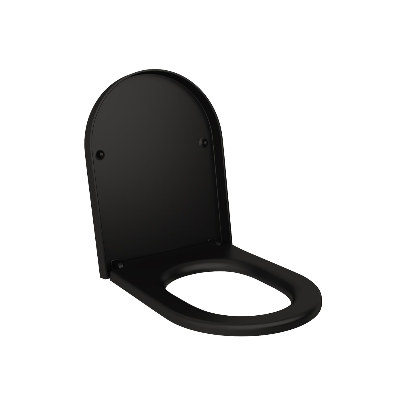 WC-Sitz Soho mit Absenkautomatik in Schwarz Matt (Duroplast)