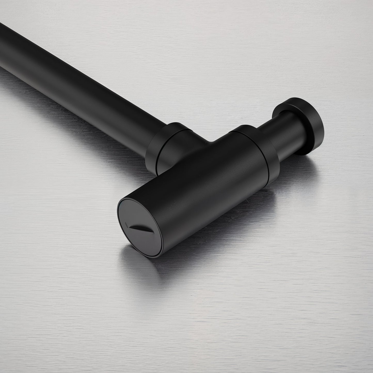 STILFORM Designer "Minimal" Siphon Geruchsverschluss in Schwarz Matt