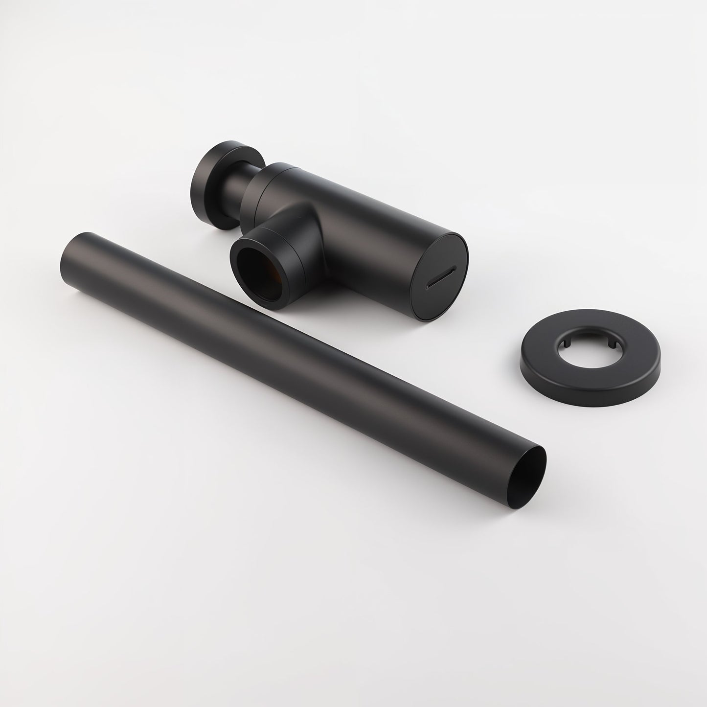 STILFORM Designer "Minimal" Siphon Geruchsverschluss in Schwarz Matt