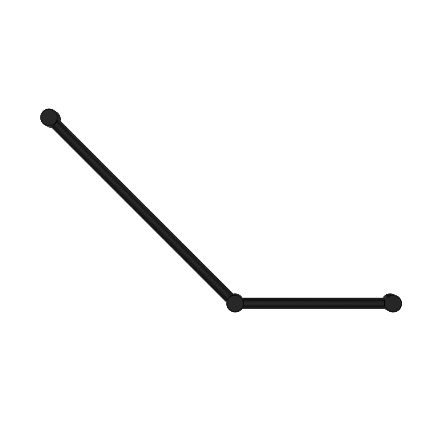 Mecca CARE 32 mm Haltegriff für Toilette, 45°, 750 x 450 mm Stützgriff