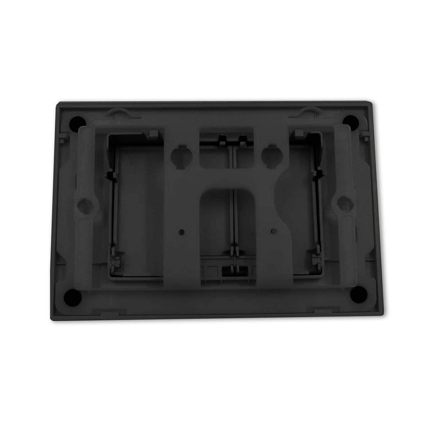 Drückerplatte Schwarz Matt Kompatibel zu Geberit Duofix Sigma / Delta 2 Mengenspülung