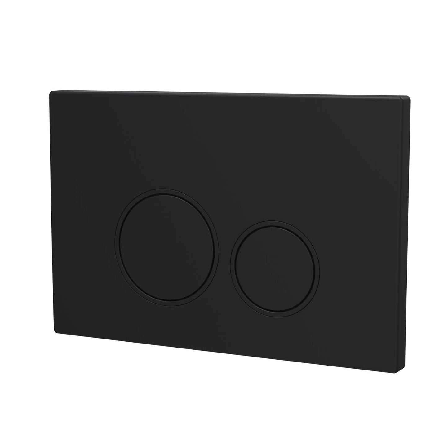 Drückerplatte Schwarz Matt Kompatibel zu Geberit Duofix Sigma (UP 320) 2 Mengenspülung