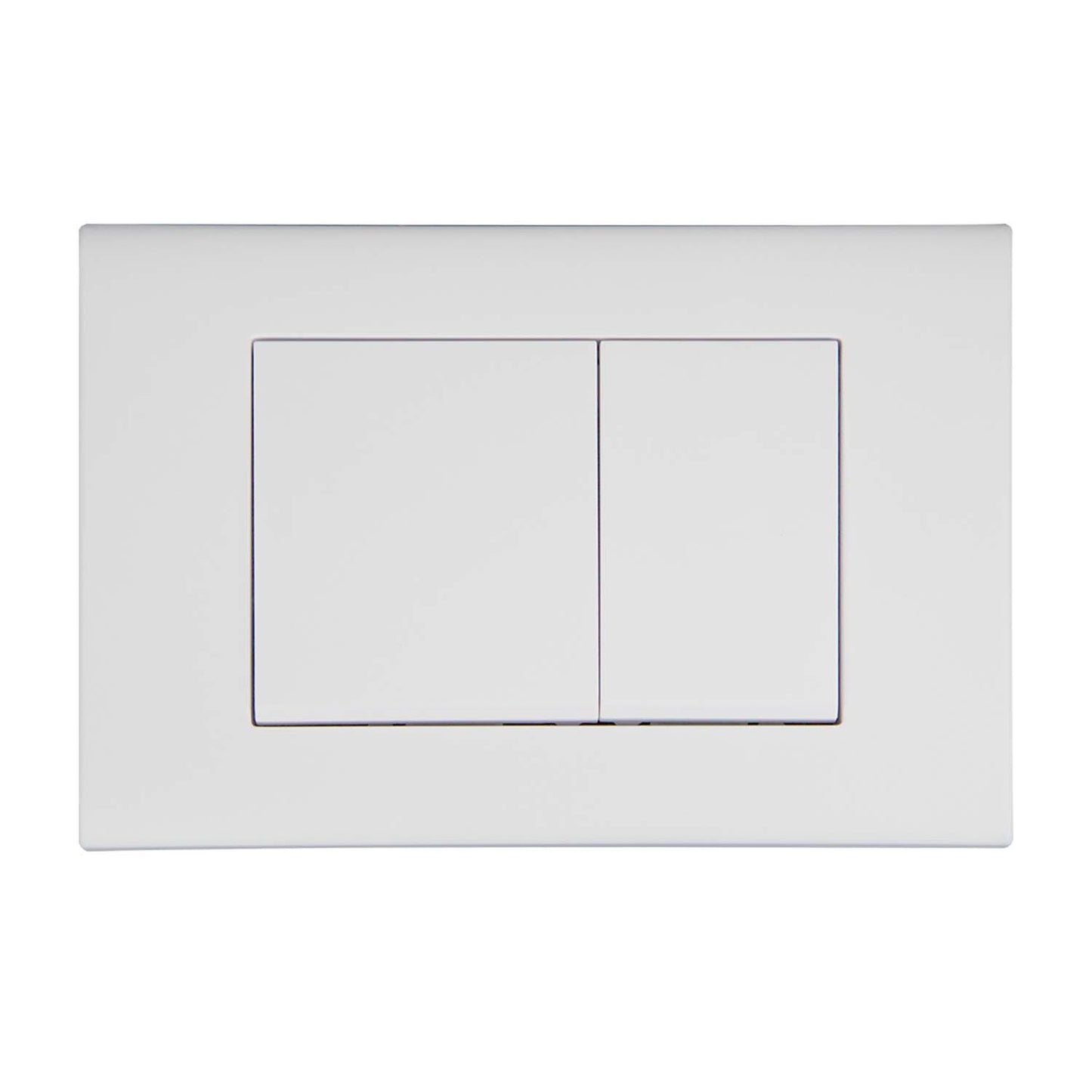 Drückerplatte Weiß Matt Kompatibel zu Geberit Duofix Sigma (UP 320) oder DELTA 2 Mengenspülung