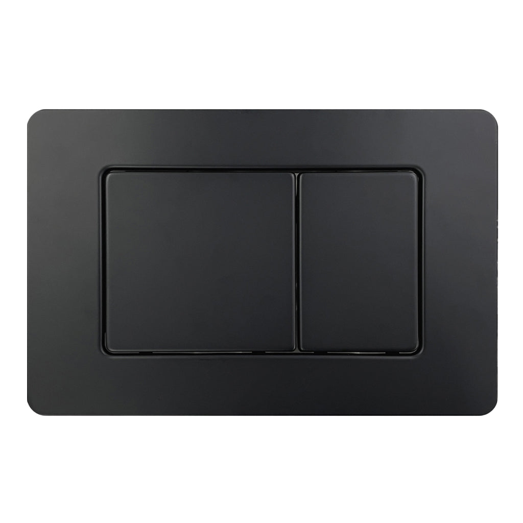 Drückerplatte Edelstahl Schwarz Matt Kompatibel mit Geberit Dofix Sigma/Delta 2 Mengenspülung