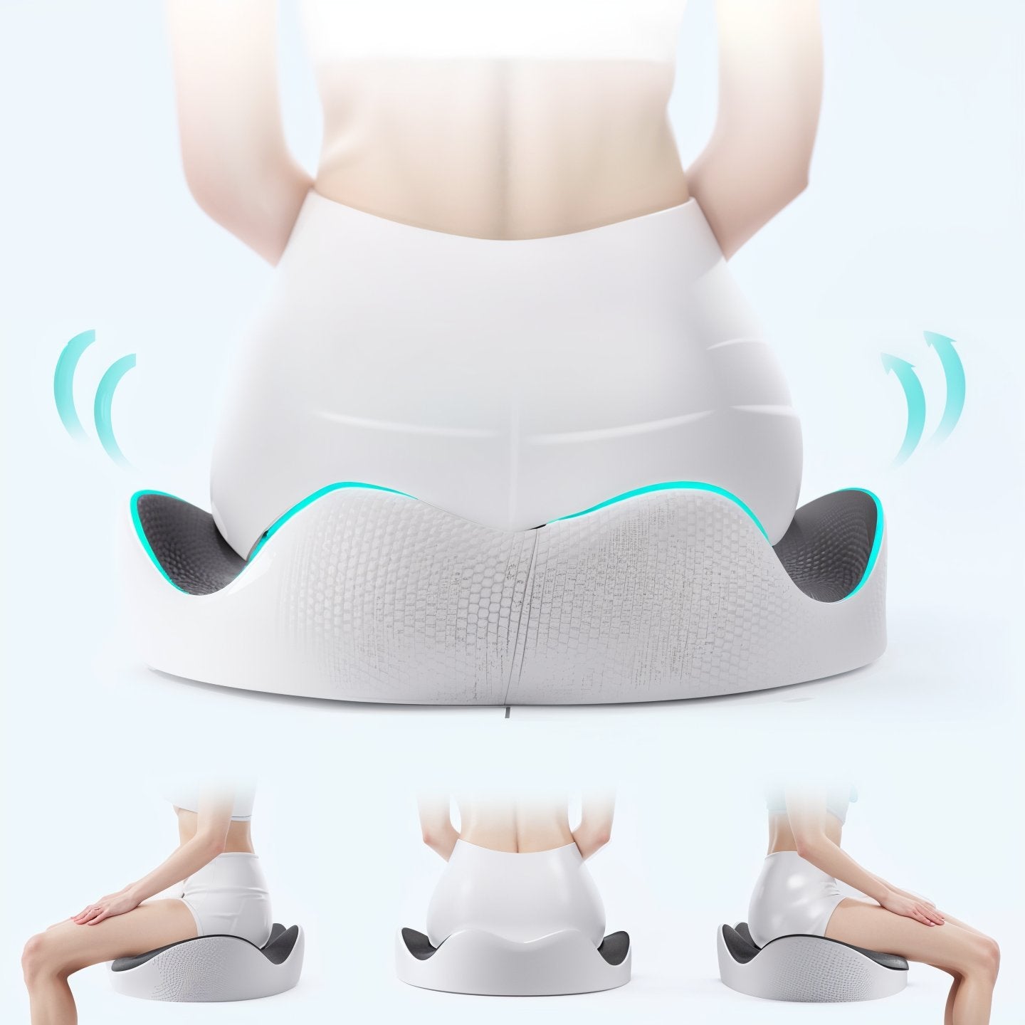 Orthopädisches Sitzkissen aus Visco Memoryschaum Polster