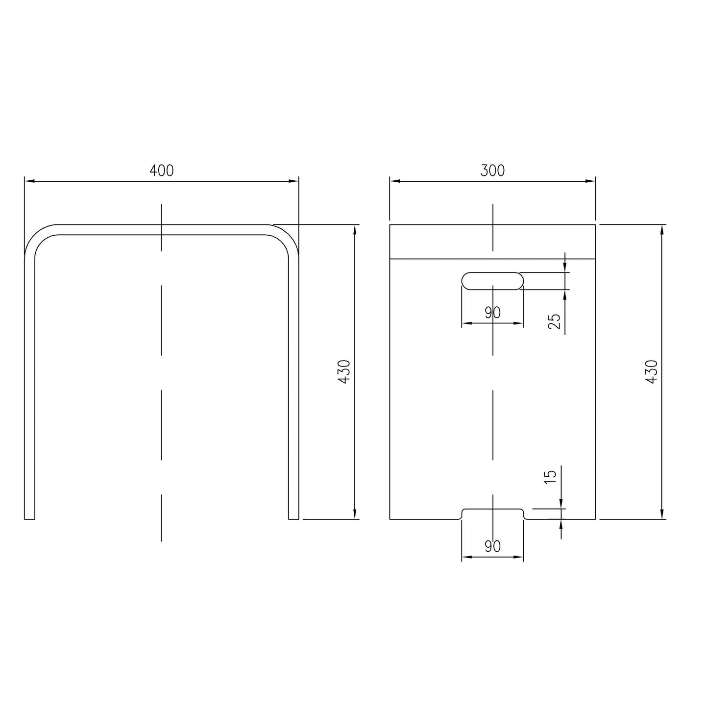 Badhocker MALIBU aus hochwertigem Mineralguss in Weiß Matt