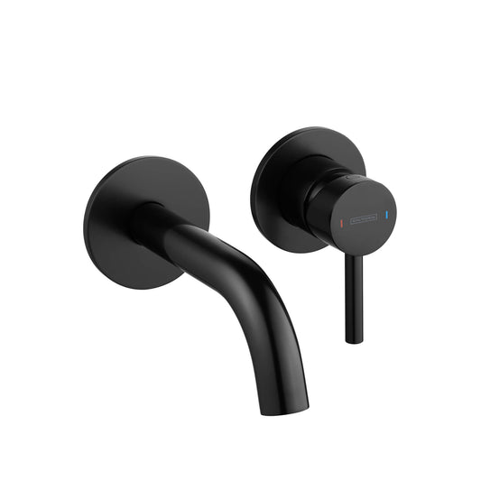 Waschtischarmatur Unterputz Serie Park 2.0 Schwarz Matt Einhebelmischer inkl. Grundkörper
