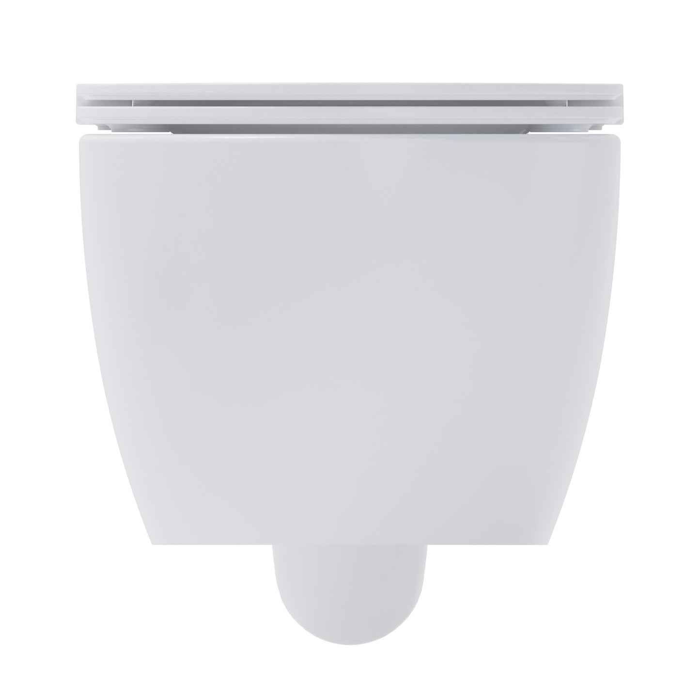 Whirlflush Hänge Wand WC Soho 3.0 Spülrandlos Tornado Spülung Weiß Glanz mit WC-Sitz Super Slim Toilette