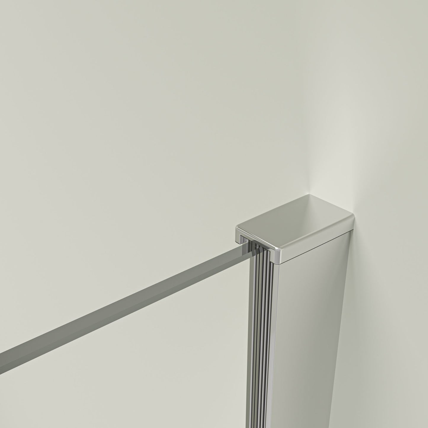Eck-Duschkabine mit Drehtür – 8 mm Sicherheitsglas in Chrom, versch. Größen