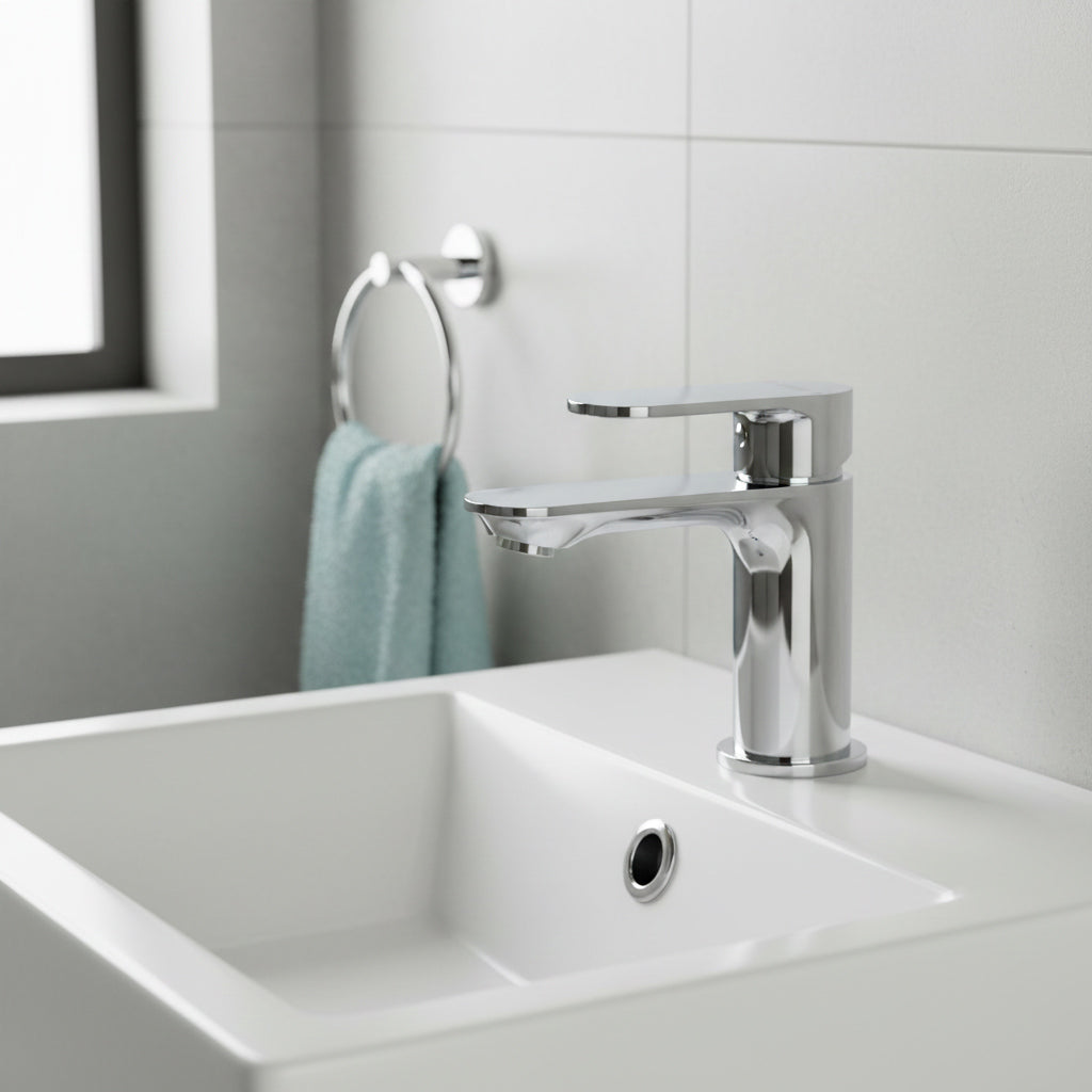 Stiflorm Moderne Waschtischarmatur Serie Soho Chrom oder Schwarz Matt