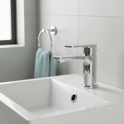 Stiflorm Moderne Waschtischarmatur Serie Soho Chrom oder Schwarz Matt