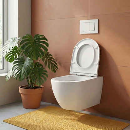 Drückerplatte Weiß Glänzend Kompatibel zu Geberit Duofix Sigma (UP 320) 2 Mengenspülung
