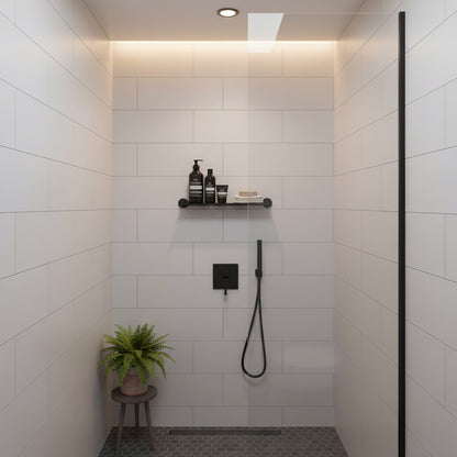 Duschablage Highline Serie Schwarz matt