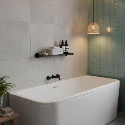 Duschablage Highline Serie Schwarz matt