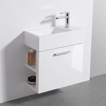 Gäste-WC Badmöbel-Set mit Waschbecken und Unterschrank