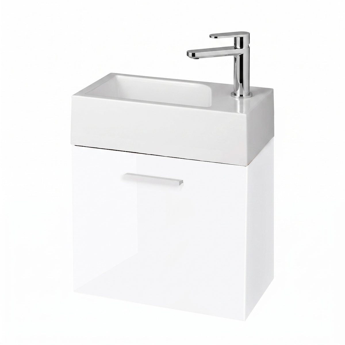 Gäste-WC Badmöbel-Set mit Waschbecken und Unterschrank