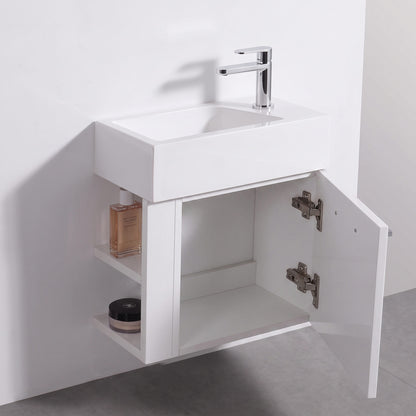 Gäste-WC Badmöbel-Set mit Waschbecken und Unterschrank