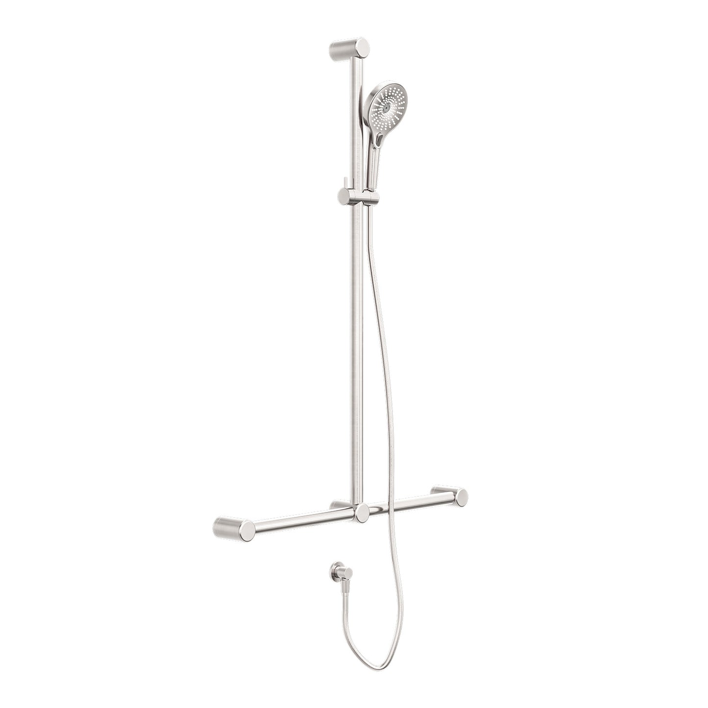 Mecca CARE 32-MM T-Brausestange mit Sützgriff und Handbrause, 1100X750MM
