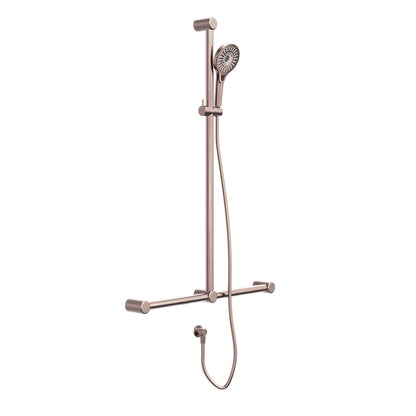Mecca CARE 32-MM T-Brausestange mit Sützgriff und Handbrause, 1100X750MM