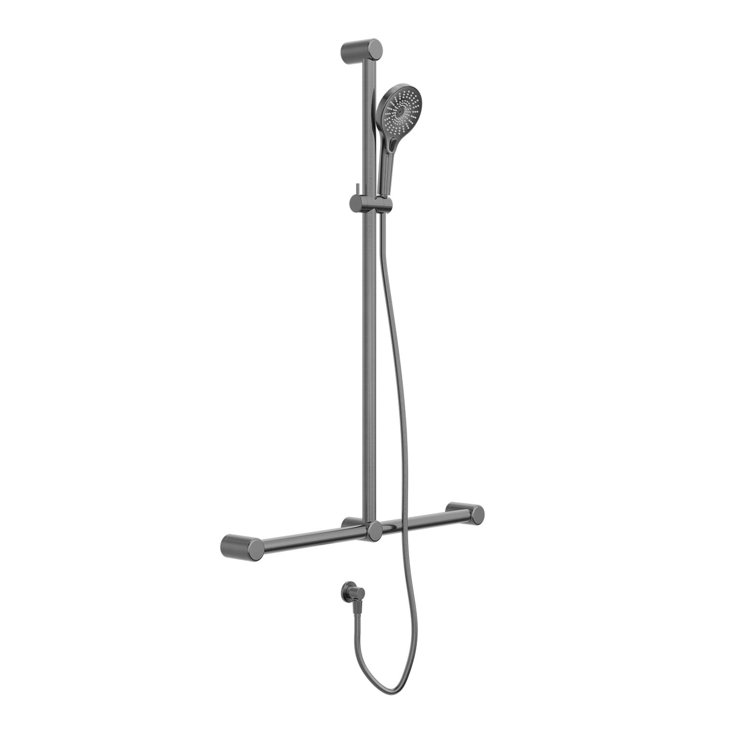 Mecca CARE 32-MM T-Brausestange mit Sützgriff und Handbrause, 1100X750MM