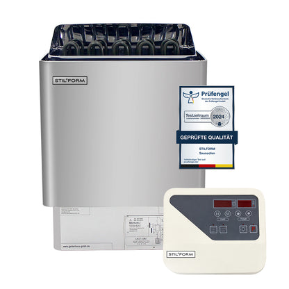 Saunaofen Thermolux 4,5KW/6KW Gunmetal – Touch/Digital Controller