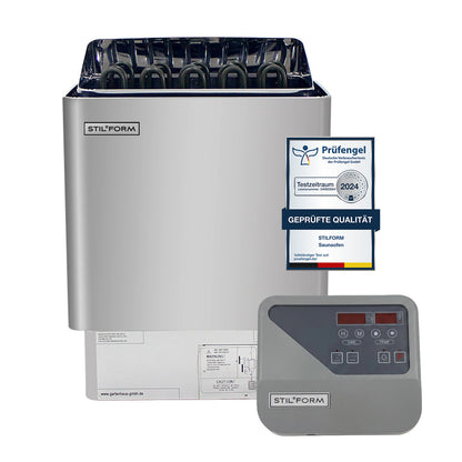 Saunaofen Thermolux 4,5KW/6KW Gunmetal – Touch/Digital Controller