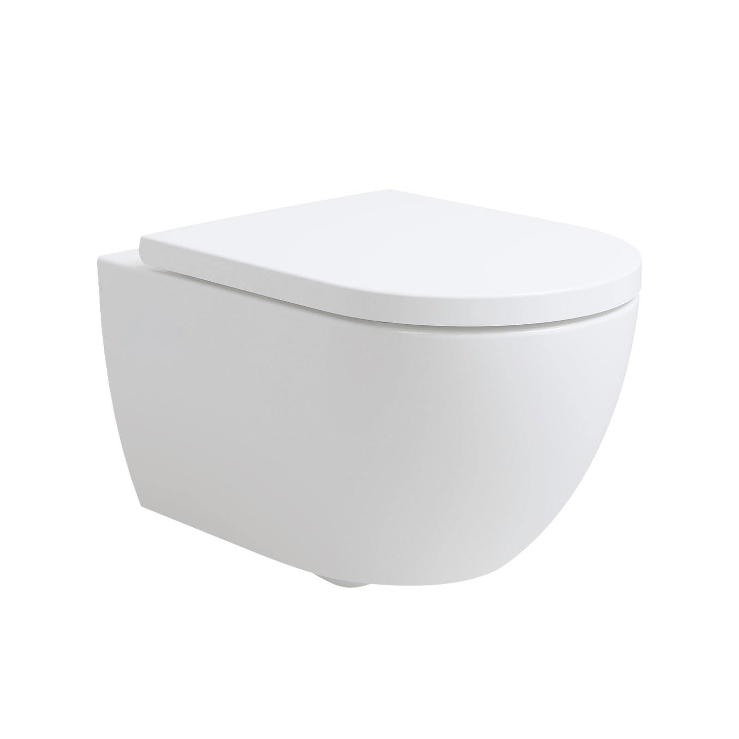 Whirlflush Hänge Wand WC Soho 3.0 Spülrandlos Tornado Spülung Weiß Glanz mit WC-Sitz Toilette