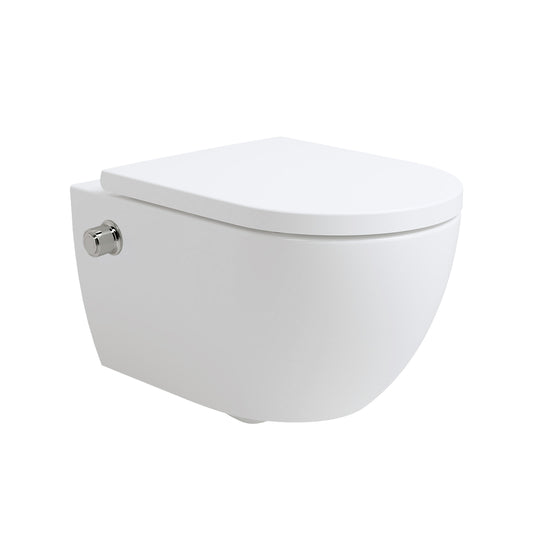 Spülrandloses Dusch-WC SOHO 4.0 mit abnehmbarem Softclose Sitz Taharet