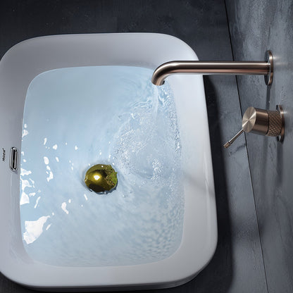 Waschtischarmatur Unterputz ICONIC Einhebelmischer inkl. Grundkörper in Kupfer Gebürstet