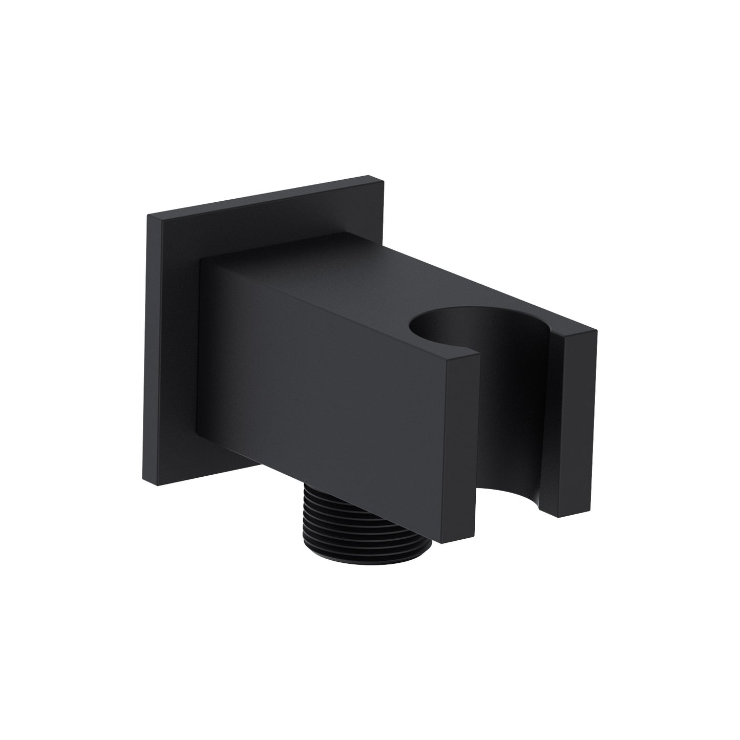 Stilform Wandanschlussbogen - Brausehalter massiv Chrom oder Schwarz Matt