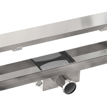 Profi Duschrinne Befliesbar 2in1 60-140cm Edelstahl SU 316