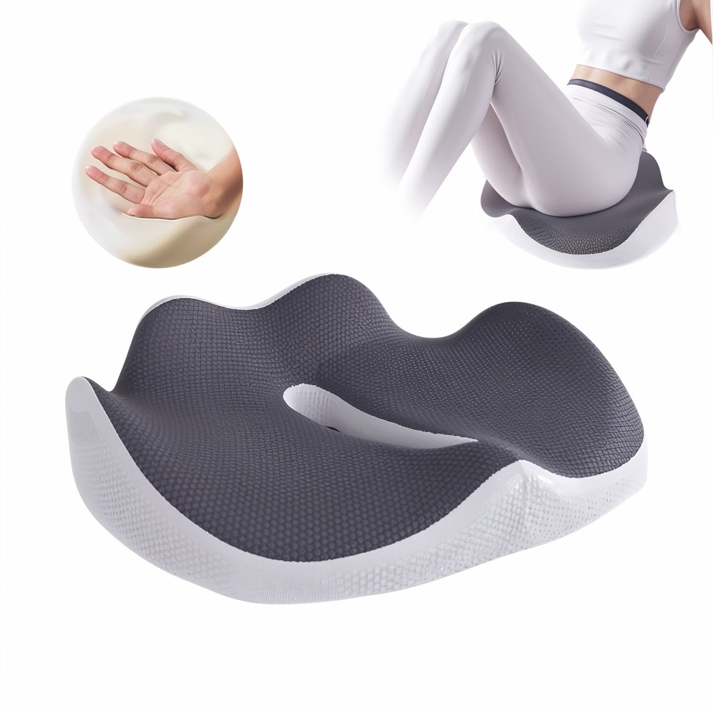 Orthopädisches Sitzkissen aus Visco Memoryschaum Polster