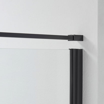 Nischendusche 70-100cm mit Drehtür 8 mm Nano-Klarglas Duschtür – Profilfarbe wählbar